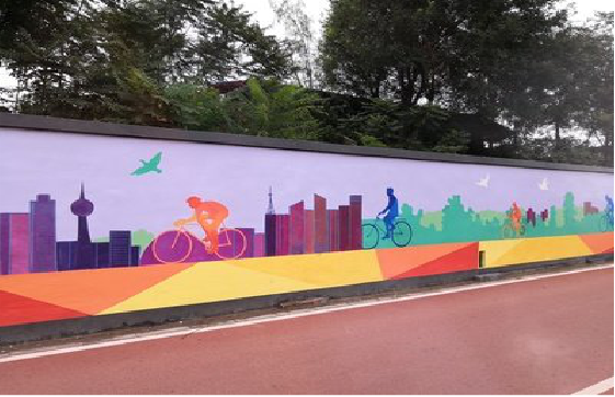 鄂州墙体彩绘-围墙