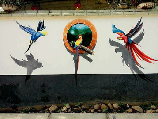 鄂州视觉错位-3D墙绘设计