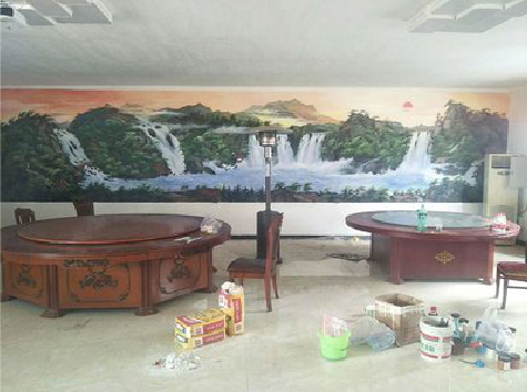 鄂州墙绘-写实风景