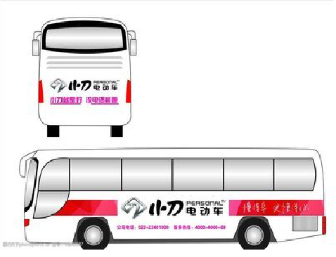 鄂州公交车身贴如何完美贴合？