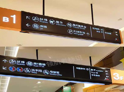 鄂州如何通过商场标识牌引导客流分布？