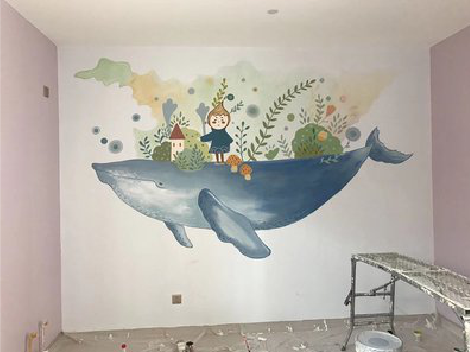 鄂州手绘墙的特点及优势。